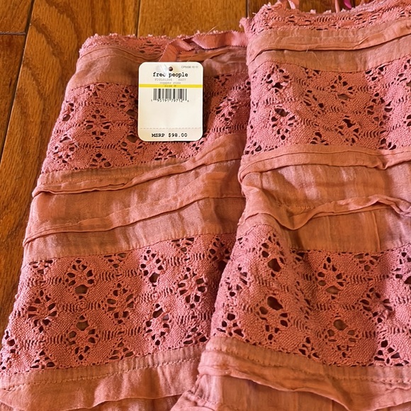 NWT FREE PEOPLE SHAILEE SWING DRESS ROSE Medium - Picture 3 of 3